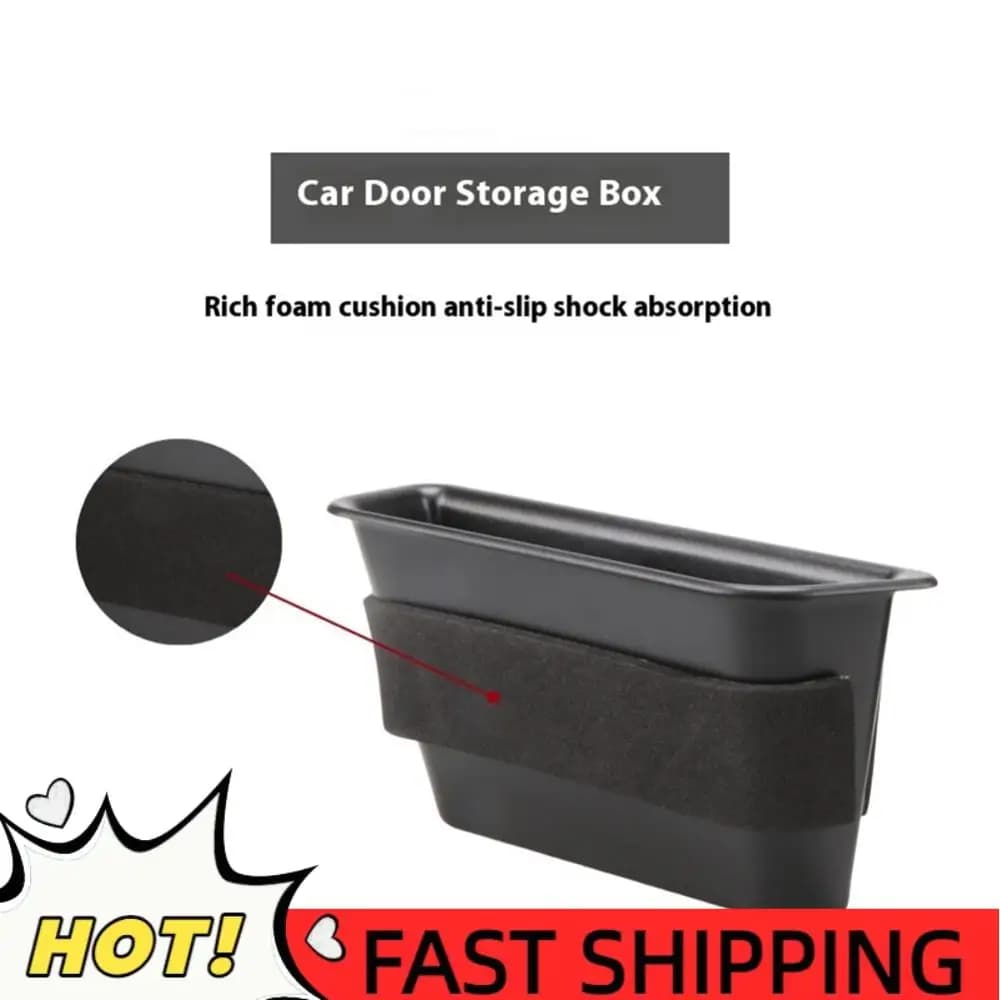 Scatola portaoggetti per maniglia portiera auto, organizer per maniglia portiera anteriore/posteriore per Ford Mustang 2015+