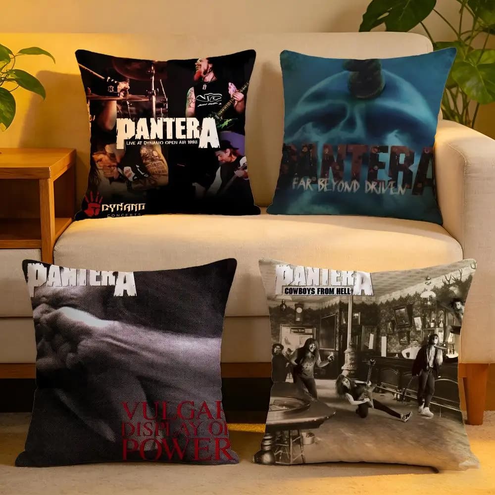 Lining cushion cover, soft and delicate on the skin, decorative for sofa, home decorations, P-Pantera Band cushion lining