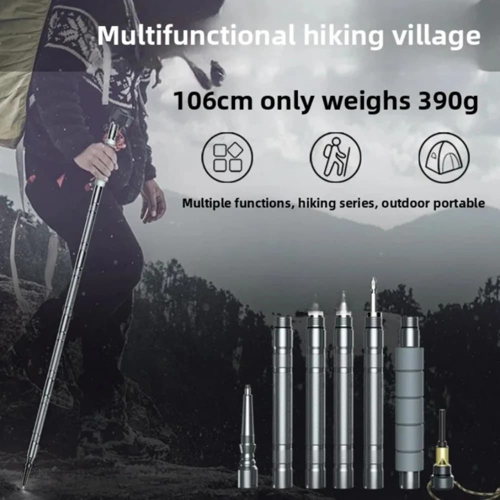CEOI GWOK Lightweight and compact trekking poles Quick lock system Ergonomic handle Trekking poles perfect for hiking, climbing