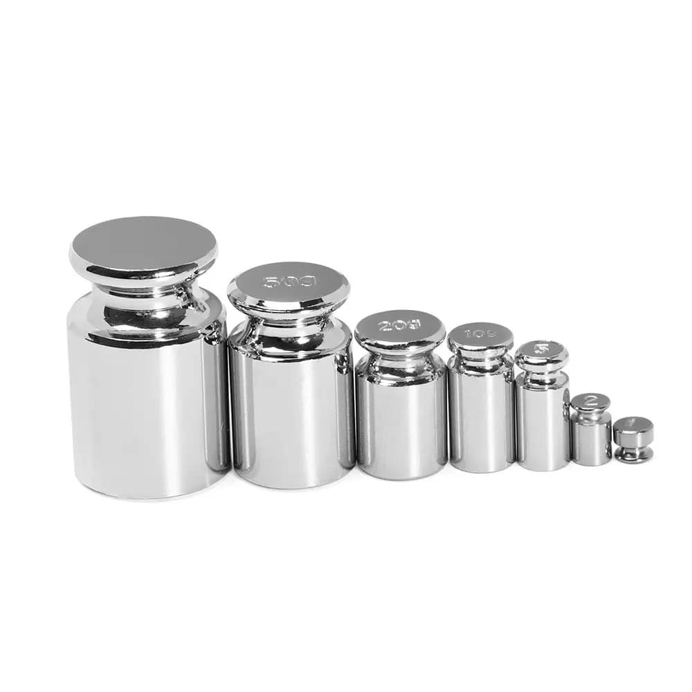 1/5pcs Cromato Bilancia Pesi Set Calibrazione Accurata Set 1g 2g 5g 10g 20g 50g 100g Grammi Per La Casa Strumento