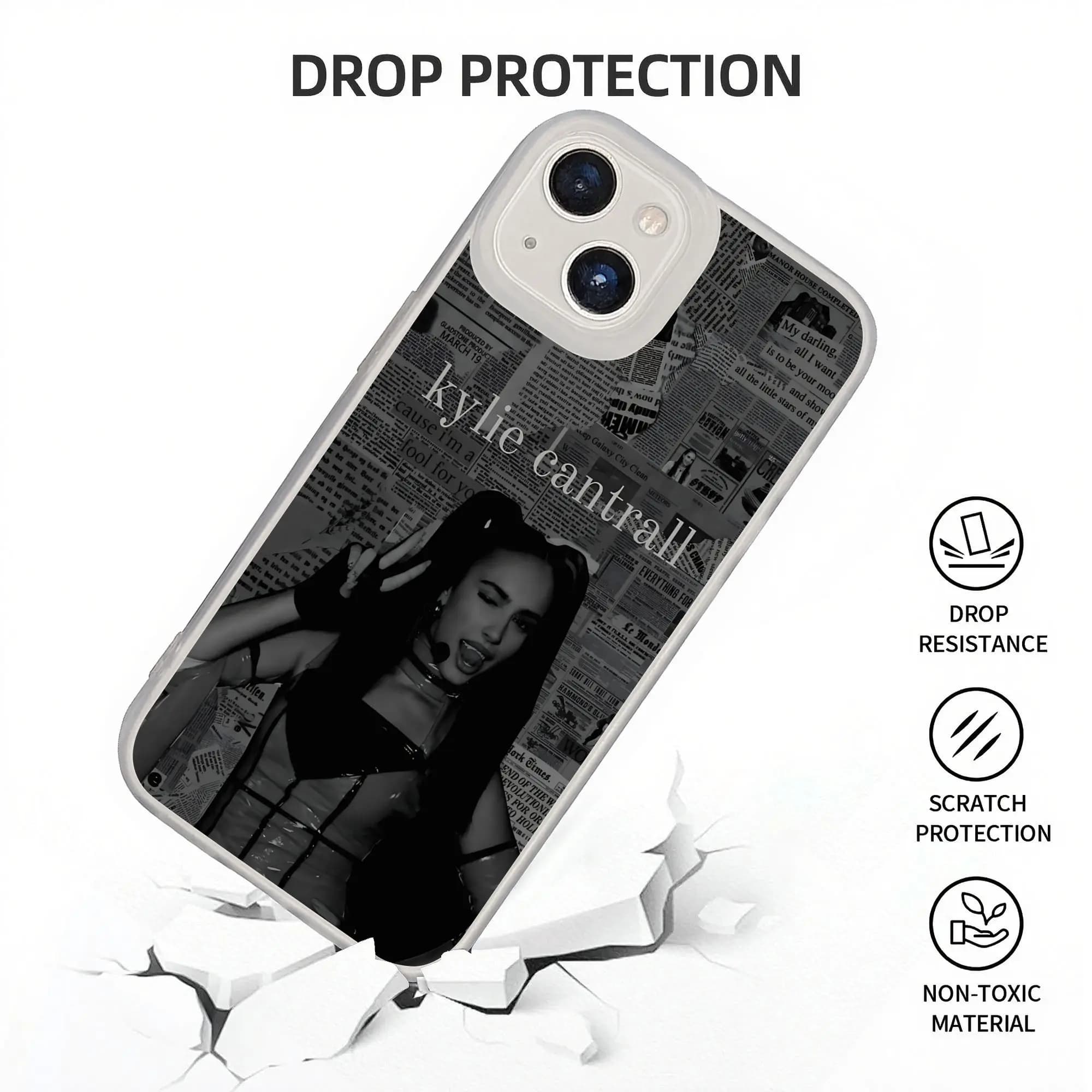 Nuova Cover Antiurto Armor Bumper con Design Kylie Cantrall per iPhone 17...11 Pro Max