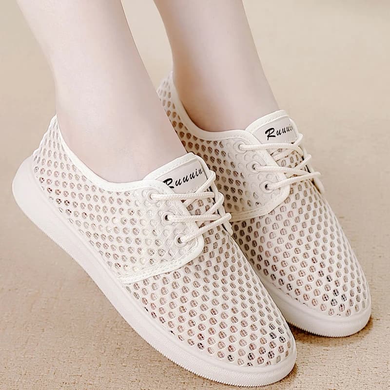 2025 Scarpe da ginnastica estive da donna da jogging all'aperto con suola morbida traspirante moda tennis scarpe casual leggere in rete Tenis De Moda