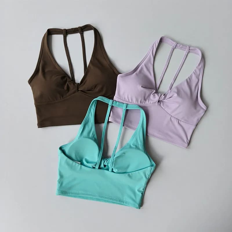Women's Sports Bra Breathable Rapid Drying, Push-Up, Anti-shocket, for Yoga, Pilates, Fitness, Training, Running, with Beautiful Back