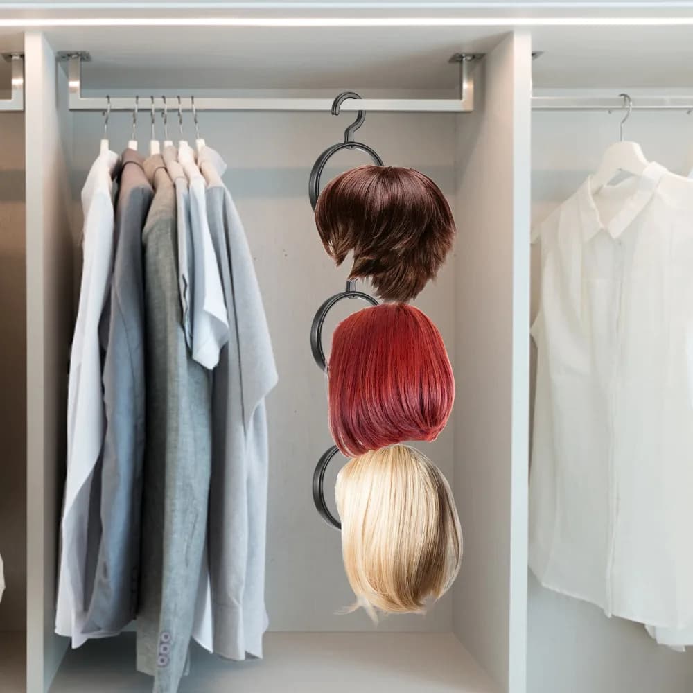 Set di 3 Pratici Ganci Organizzatori da Parete Multifunzionali per Cappelli, Salvaspazio, per Appendere Dietro la Porta
