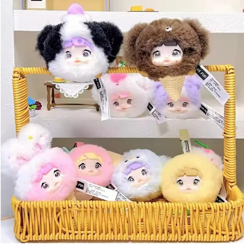 ‌ Nuovo Originale Nommi Sweetness 100% Blind Box Bambola di Peluche, Portachiavi Misterioso Kawaii con Animale Imbottito, Regalo Carino da Collezione per Ragazze