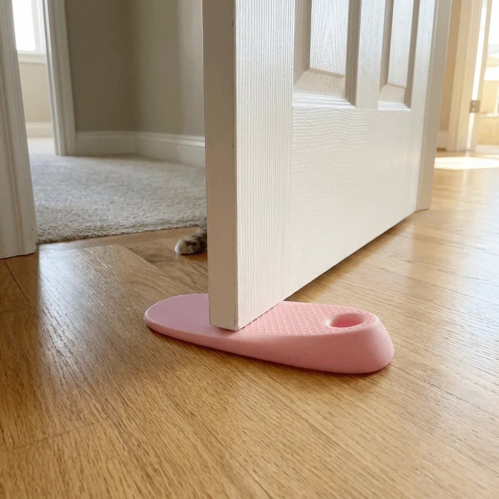 Blocca Porta Antiscivolo per Animali Domestici, Protezione Antivento in Silicone per Gatti, Blocco Porta Anti-Collisione Ispessito, Adatto agli Animali Domestici
