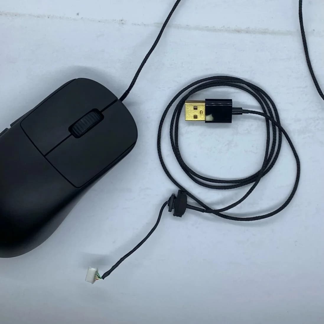 Cavo Mouse Endgame Gear OP1 8K V2: Cavo Intrecciato Leggero Anti-Interferenza con Frequenza di Aggiornamento 8K per Gaming FPS