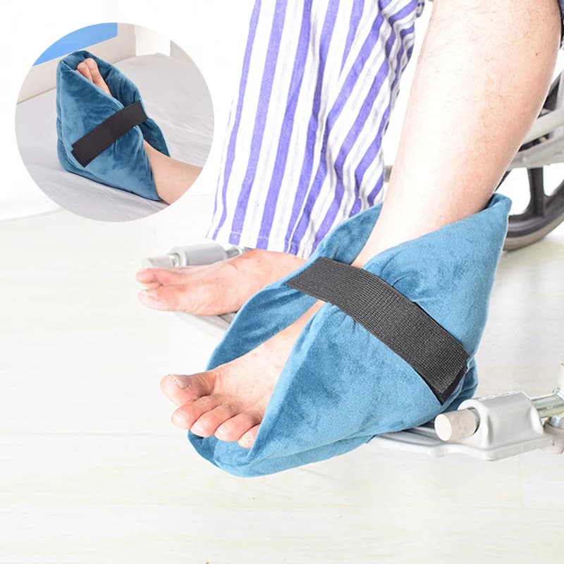 1 Pezzo Cuscinetto per Tallone, Protezione Antidecubito, Supporto Elastico Regolabile per Caviglia, Cuscinetto Posturale, Prodotti per Anziani, Supporto per Tallone