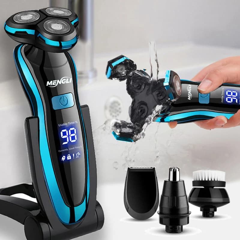 ZOZEN Electric Razor for Man Rechargeable, Haircuts, Rulebarba, Washable for Dry and Bagnate Use