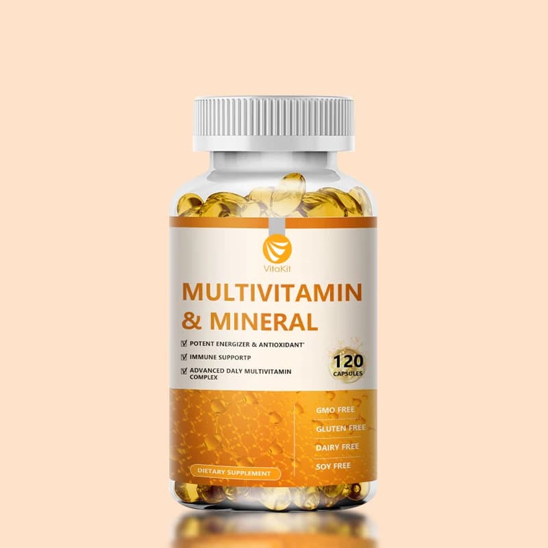 Vitamine e Minerali 120 Capsule | Integratori vitaminici | Formula completa multivitaminico e minerale | 100% autentico