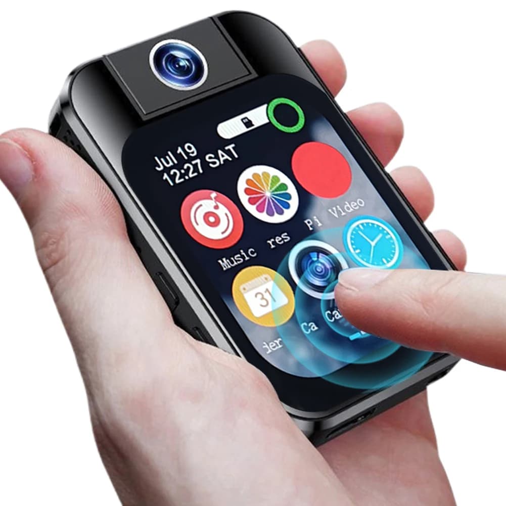 5K Sports Camera with Rotating lens, Action Cam Pocket with Touch Screen for Vlog, Ideal for Beginners and Teenagers