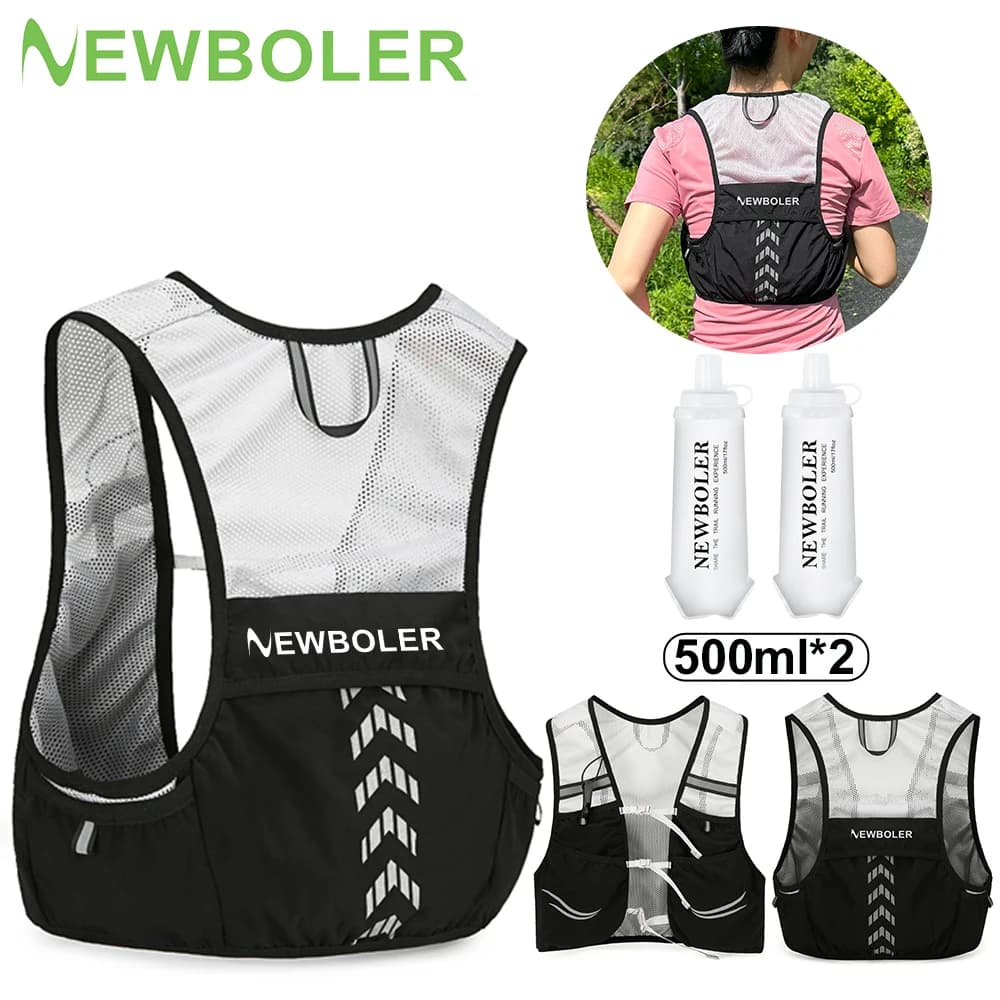 Ultralight backpack for Trail Running, Men's and Women's Hydrating vest, Marathon bag, Cycling and Hiking