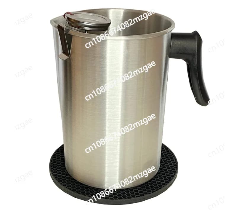 3 Liter Candle Wax Melting Pot Set Melting/Pouring Pot Coaster Thermometer Pour Pot Candle Melting Cup