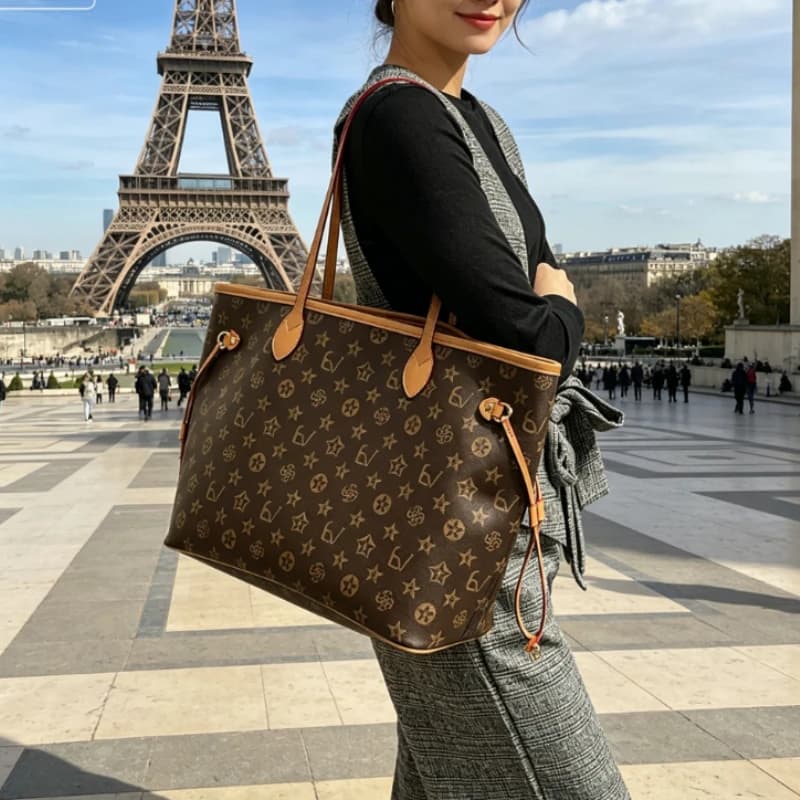 Elegant Leather Diaper Bag Ladies Crossbody Handbag Women Tote Shoulder Paris Famous Designer Popular Classic
