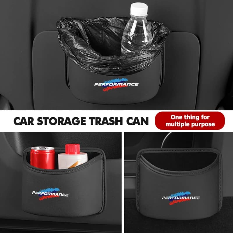 Car Trash Can Waste Rubbish Garbage Basket Organizer Storage Box For BMW E91 E92 E93 E60 F10 F30 E39 E36 E87 X3 X5 E70 E46 E90
