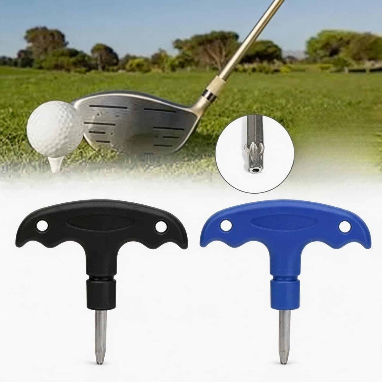Golf Torque Wrench T20 Golf Head Adjustment Tool Golf Putting Ball Head Screwdriver Golf Club Wrenches Tools Golf Club Driver