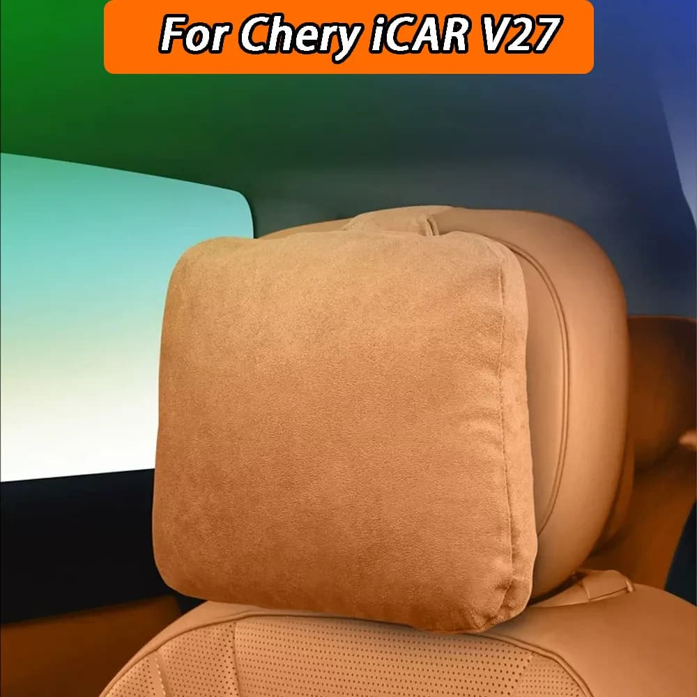 Per Chery iCAR V27 2026+ – Cuscino poggiatesta e supporto lombare per auto, protezione collo, confortevole, morbido, resistente, accessori interni