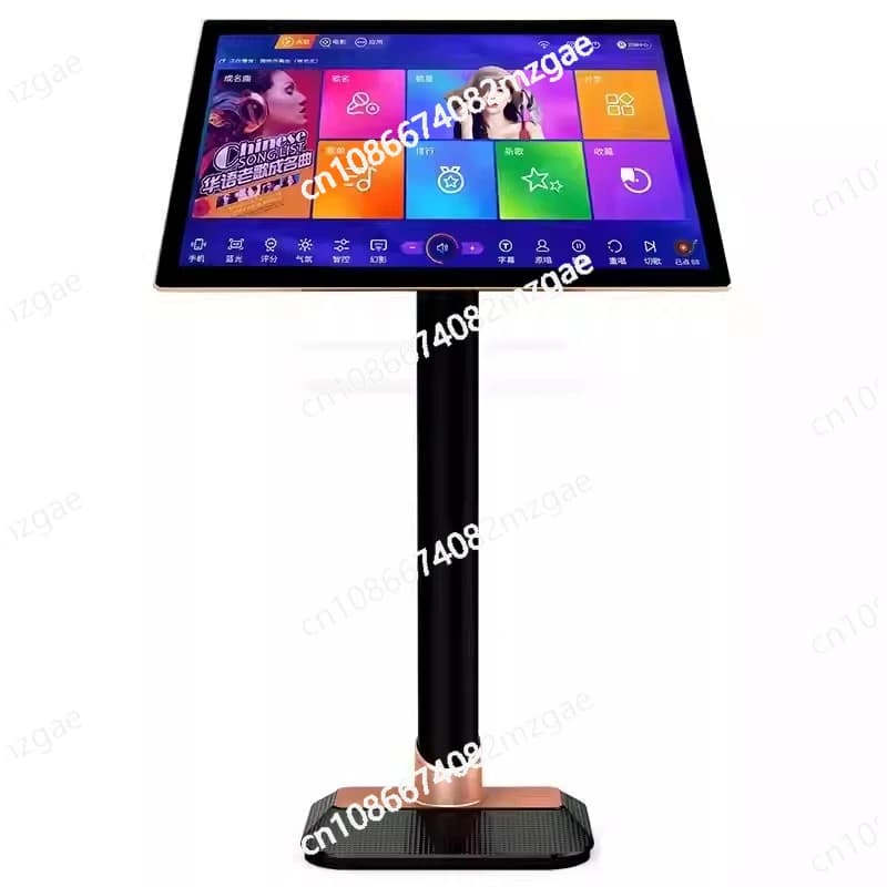 Jukebox con Sistema Vocale Duale, KTV Domestico, Schermo Capacitivo, Macchina All-in-One per Karaoke, Audio Multilingue
