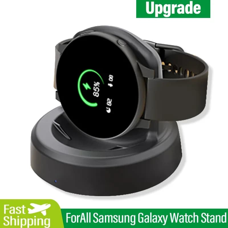 Adattatore per caricabatterie dock Cavo di ricarica rapido USB wireless Supporto per Samsung Galaxy Watch 6 5 4 3 Pro Active Classic 45/44/40mm