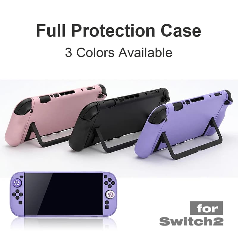 Custodia Protettiva Rimovibile in PC per 2 Joy-Con di NS Switch 2, Cover Antiurto e Delicata sulla Pelle per Accessori di Gioco NS Switch 2