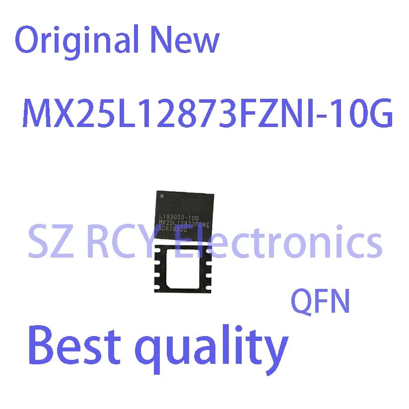(2-50 PZ) NUOVO MX25L12873FZNI-10G MX25L12873FZNI MX25L12873FZNI MX25L12873 QFN Memoria Flash IC Chip elettronico