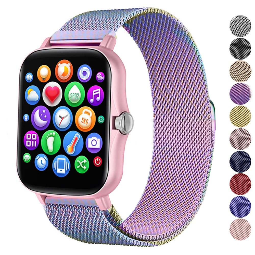 20mm bracelet for Amazfit GTS 4/3/2e/Mini/stratos 3/2 magnetic metal strap 22mm bracelet Amazfit Gtr 4/3/pro/2e/bip-u-s-lite watch