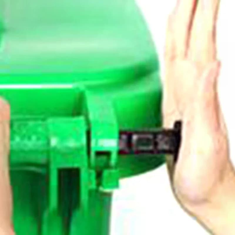 Cerniera per coperchio bidone della spazzatura universale in plastica resistente da 30/50/100/240L, ricambio perfetto per accessori e attrezzi per bidoni dei rifiuti da cucina