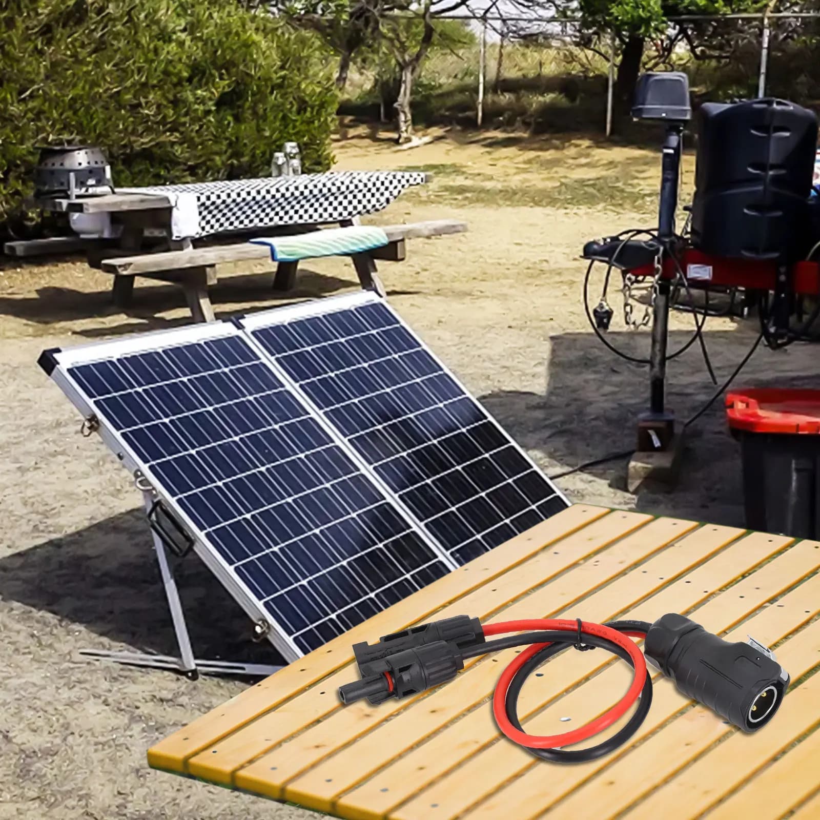 Lunghezza adatta di 40 cm, perfettamente adatta per collegare il tuo pannello solare Hella a varie fonti di alimentazione all'aperto.