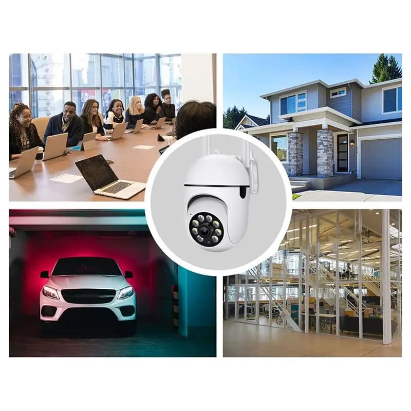 NUOVA mini telecamera di sorveglianza wireless A7 citofono a 360 gradi 1080P HD monitor di protezione di sicurezza WiFi domestico