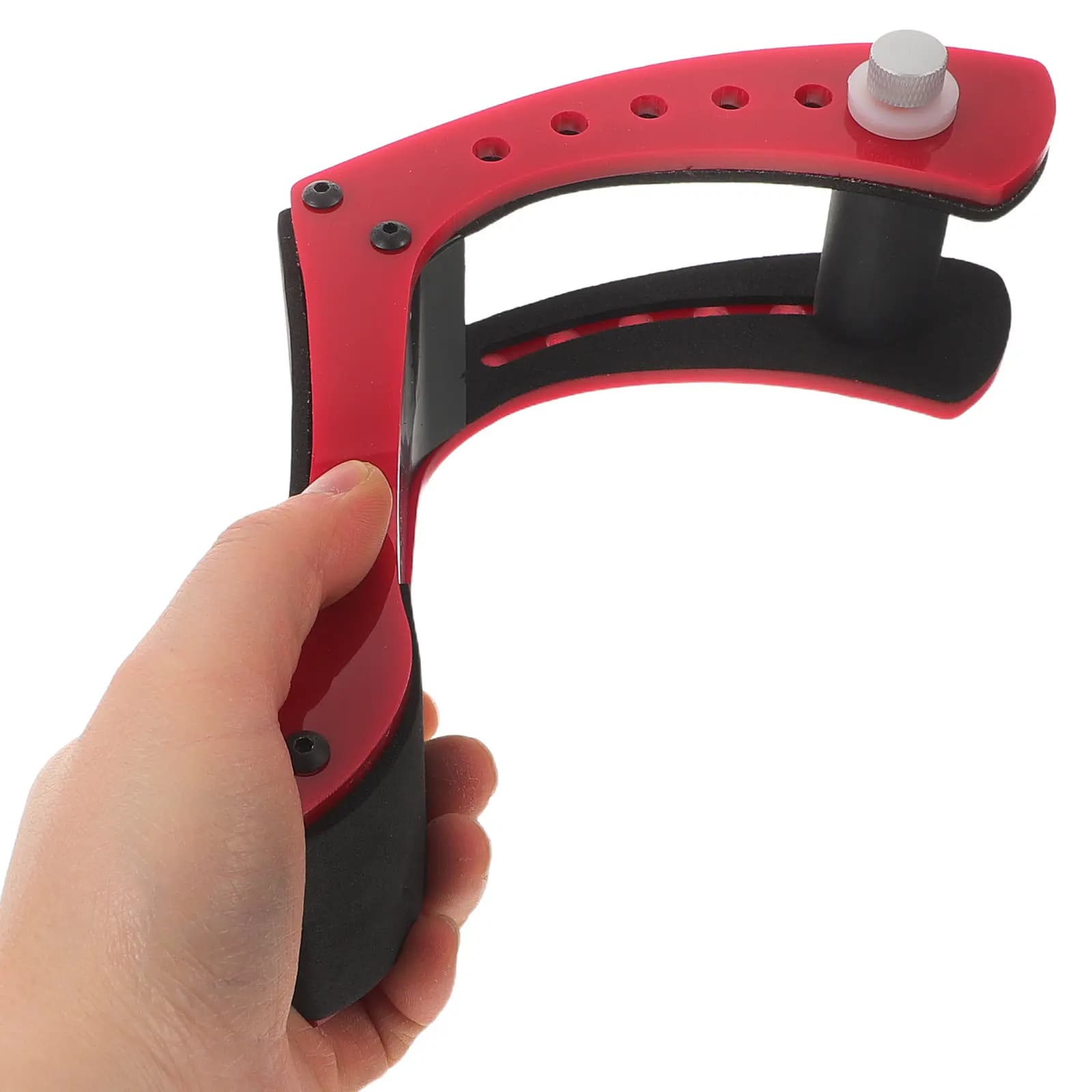 Supporto Ergonomico per Chitarra Elettrica, Poggiapiedi Regolabile Imbottito in Spugna per Chitarristi Professionisti, Confortevole