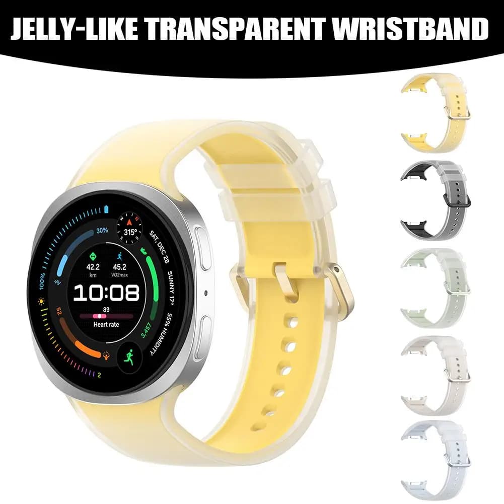 Silicone Band Sport Strap Watchband For Samsung Galaxy Watch 9 8 44mm 40mm For Galaxy Watch8 Classic 46mm Bracelet Belt