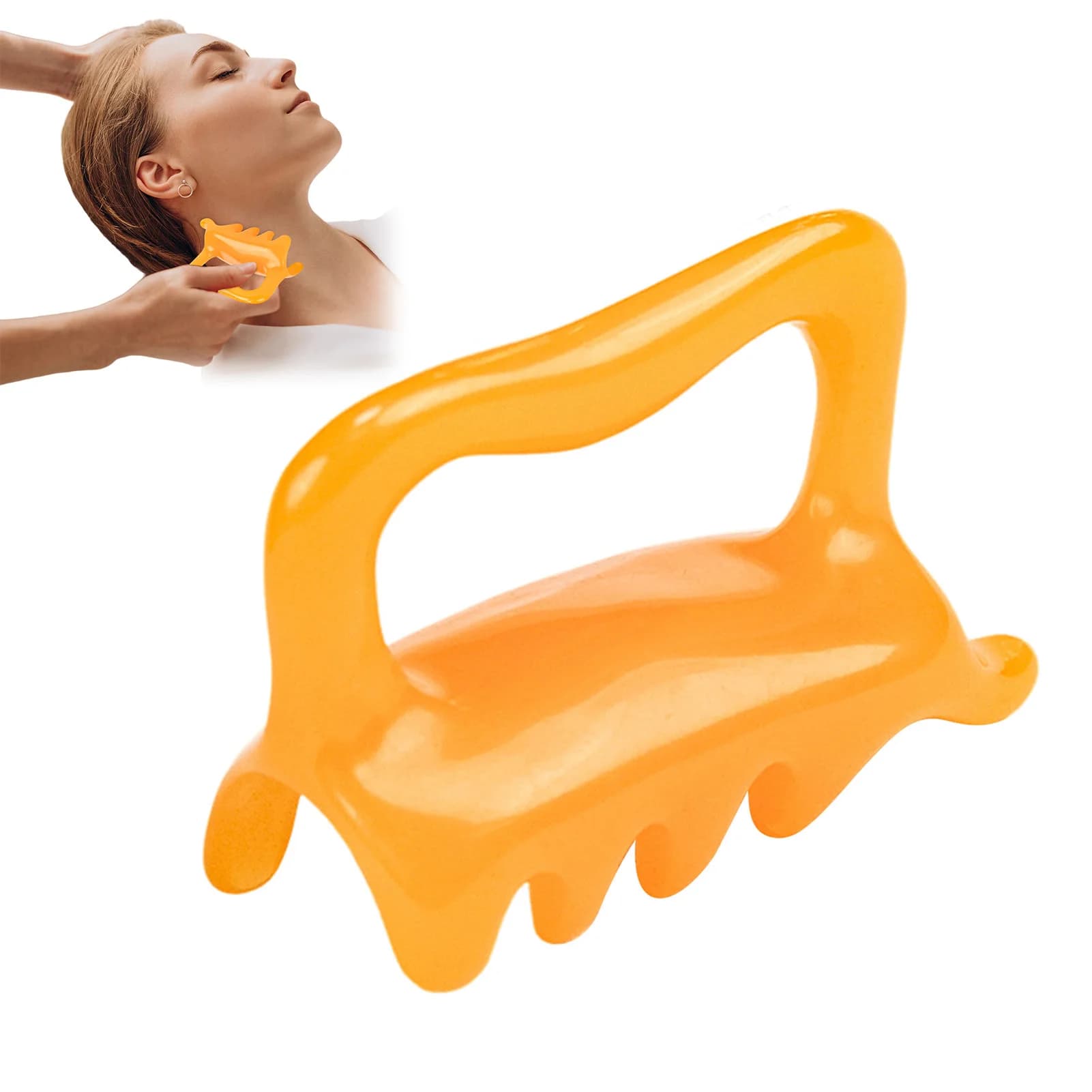 Large Fascia Massage Tool Cellulite Massager Tool for Cellulite Myofascial Release Neck Back Resin Trigger Point Massager