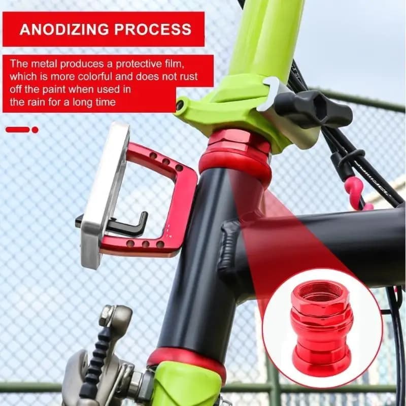 R6FE Leghe in alluminio Cuscinetti Cuffie a peso leggero Cuffie per bici