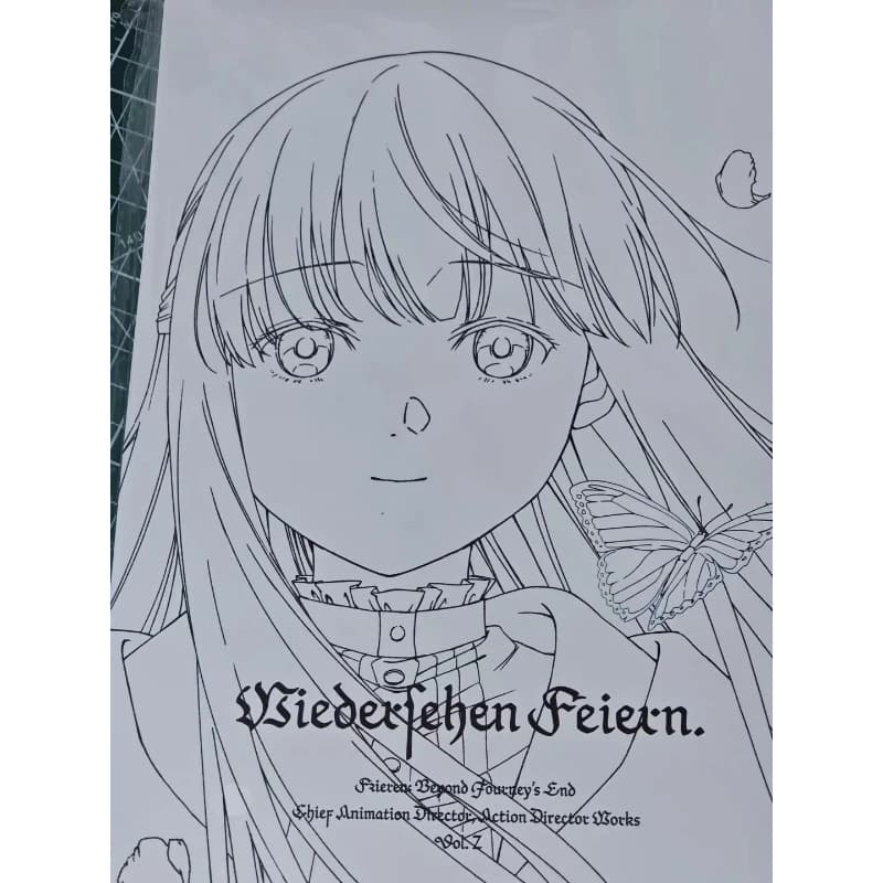 Frieren Beyond Journey's End Art Book Vol.2 Character, Scene, Action, Storyboard, Art Line Drawing, Hand-drawn Sketch