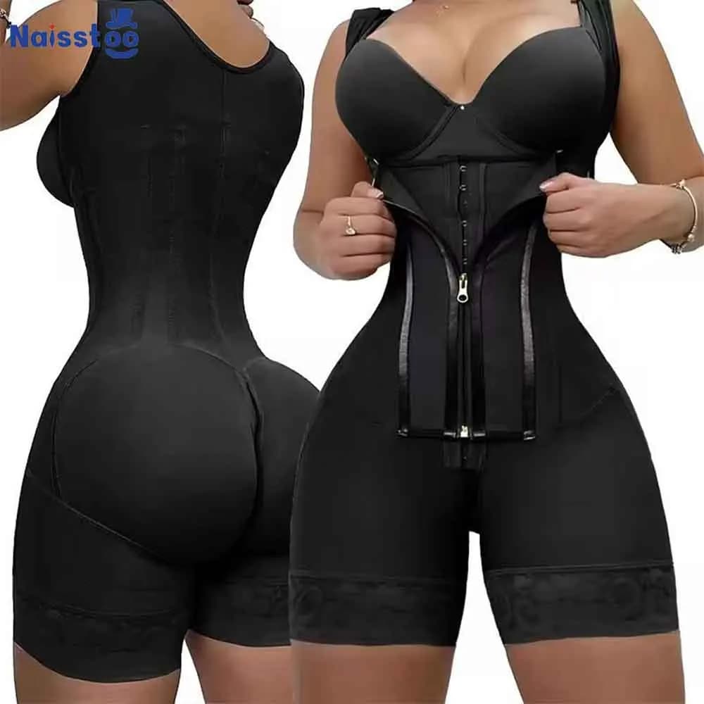 Fajas Colombianas Post Tummy Shapers Donna Full Body Shaper Vita Trainer Firm Alta Compressione Shapewear Riducendo e Modellare