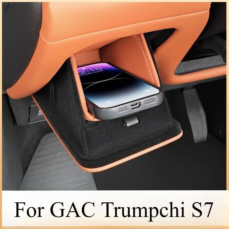 Speciale guida principale sotto la scatola di immagazzinaggio per GAC Trumpchi S7 Pocket Storage Pad Accessori per auto Decorazione Interni di stoccaggio