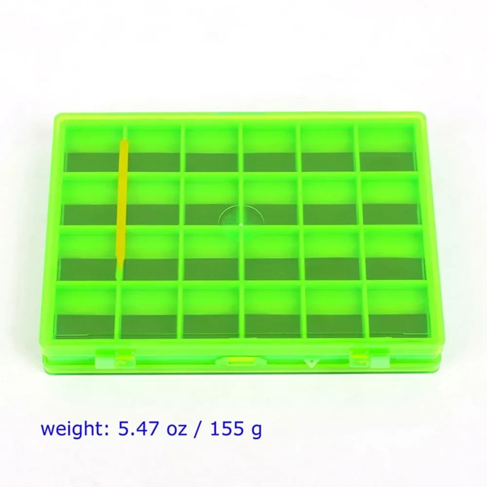 1 pz Scatola porta ami da pesca a mosca, organizer magnetico a doppio lato con 44 scomparti per attrezzatura da pesca