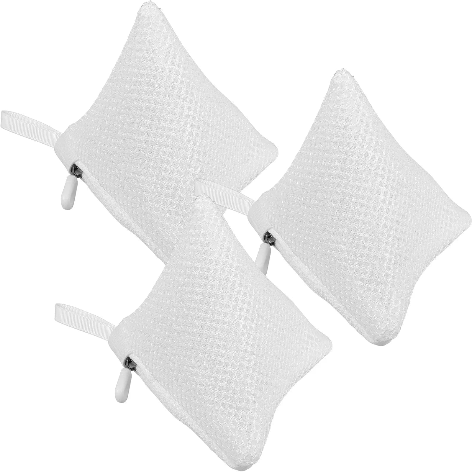 Set of 3 polyester net bags for washing machine, Delicate Linen Protection, Socks, Bras and Delicate Fabrics