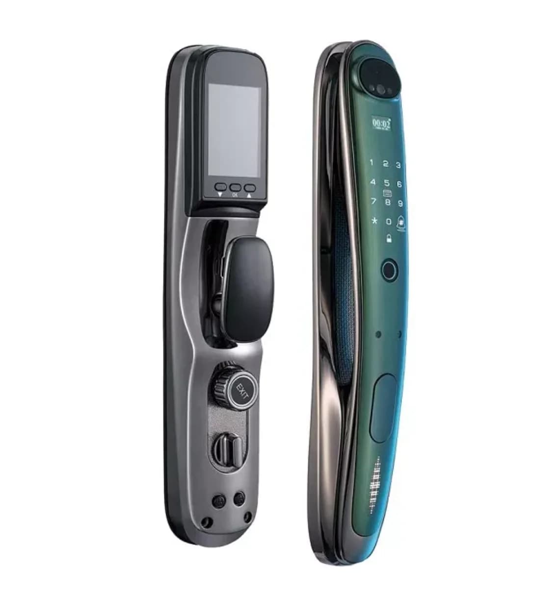 Best Quality Facial Recognition Entrance Scanner Smart Lock And Video Intercom Face Recognition Security Lock For Home