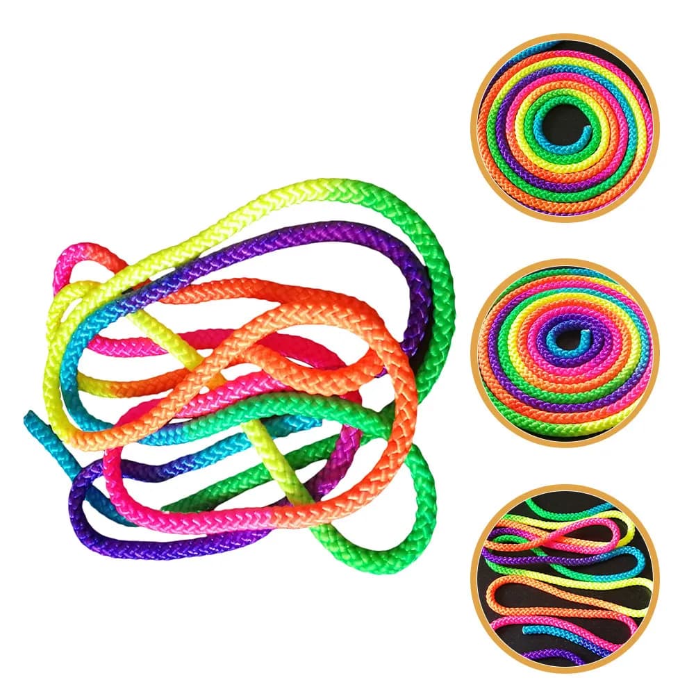 Professional Gymnastics Rope Cotton Linen Blend Ideal for Rhythmic Competitions Outdoor Indoor Training Jump Rope Fitness