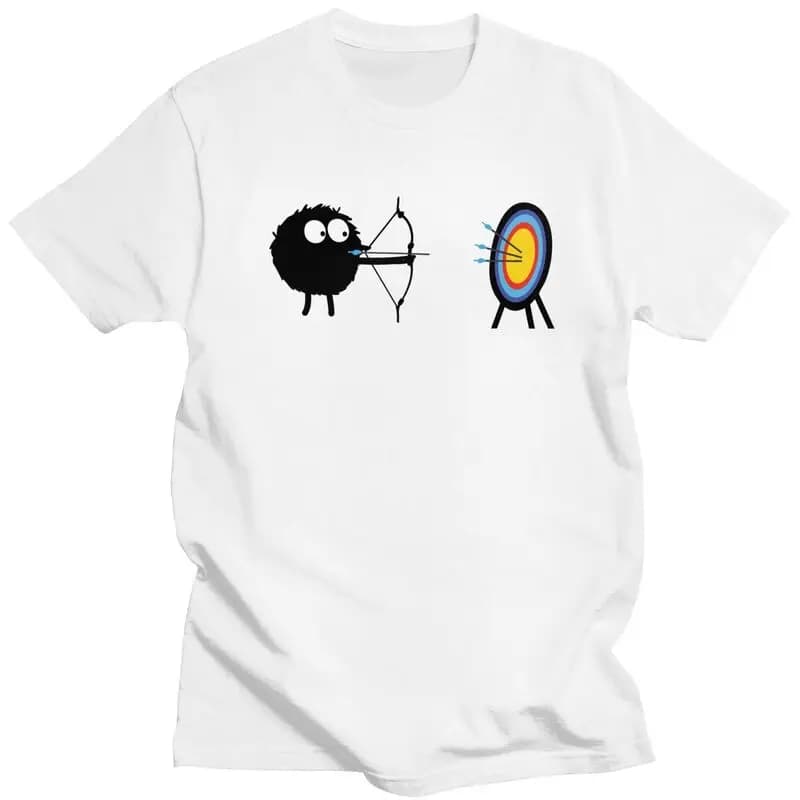 T-shirt personalizzata per tiro con l'arco da uomo T-shirt in cotone 100% per il tempo libero Archer Bow Hunting Lover Tee Tops Magliette di moda