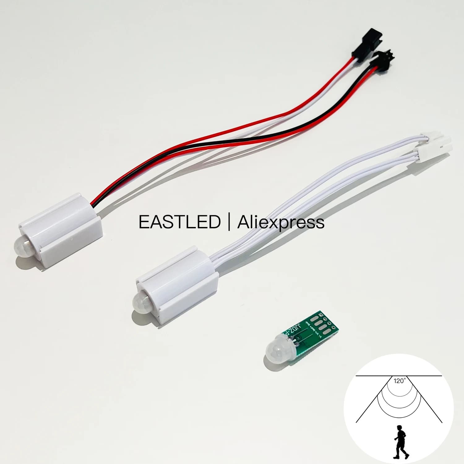 Mini interruttore sensore PIR DC 5V 12V interruttore on off automatico rilevatore di movimento del corpo umano modulo di rilevamento controller LED per striscia LED