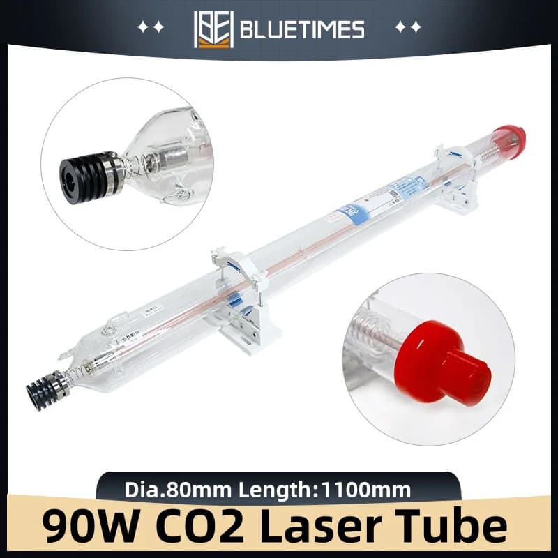 Laser Tube CO2 YongLi 75-90w A1s Glass Tube for Incision Dia. 1100 mm for laser engraving machine CO2 Nachhaltige Laserrohre