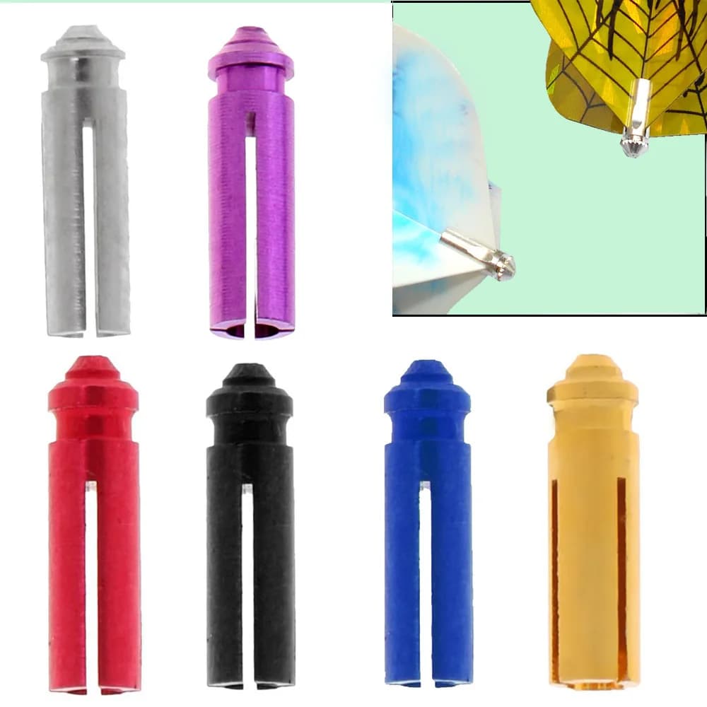 FOX SMILING 3PCS Dart Flight Protectors Saver Aluminum Dart Accessories
