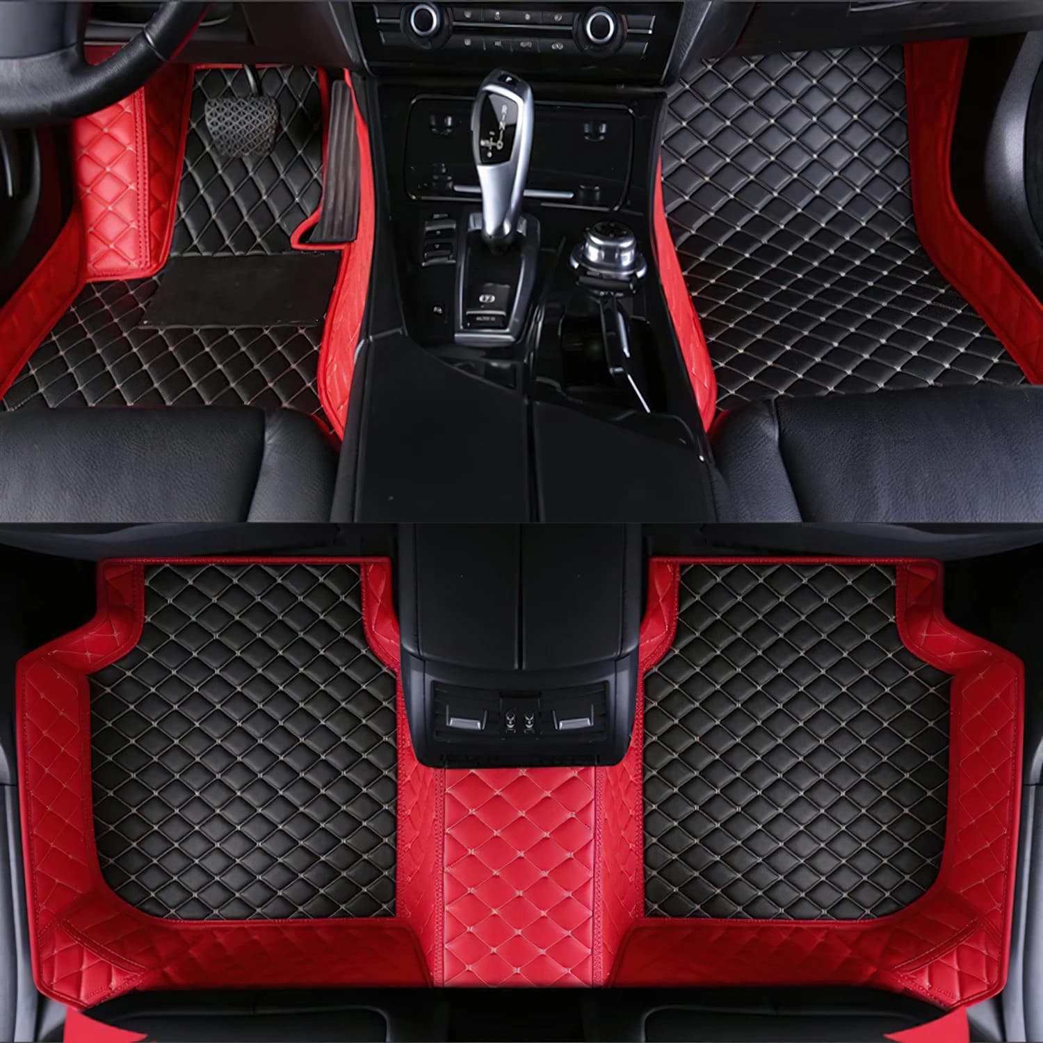 Car leather mats suitable for Volkswagen Scirocco 2011 2013 2014 2015 2016 2017 waterproof anti-slip car mats