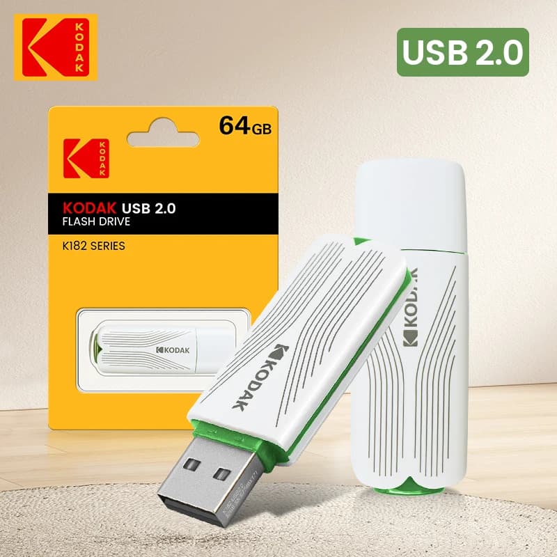 5 pz KODAK Chiavetta USB Pen Drive K182 Pendrive 32 GB 64 GB 128 GB 256 GB CLE USB 2.0 Flash Disk Mini Chiave Memory Stick