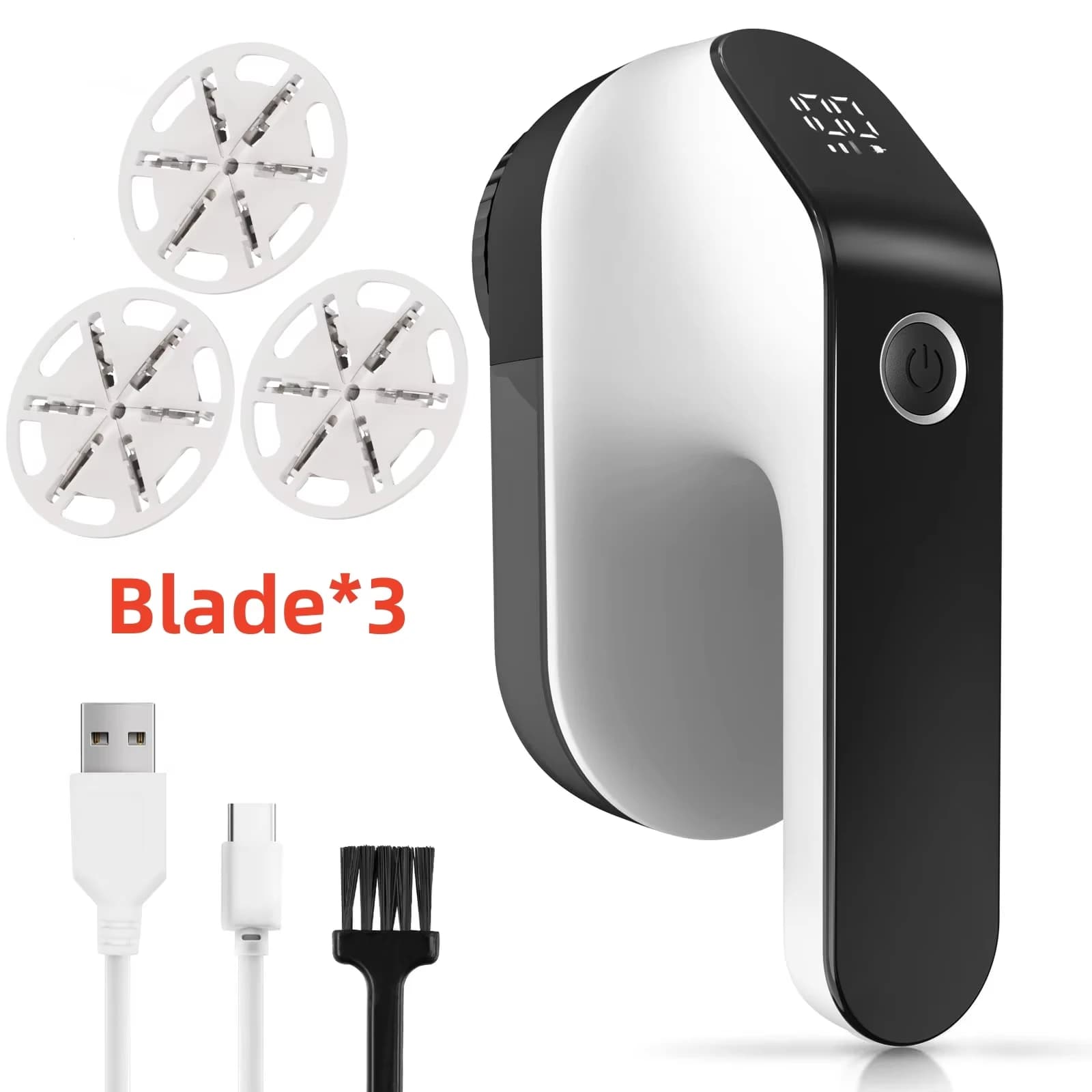 Portable Electric Lint Remover Clothes Fluff Pellet Remover Trimmer Machine Rechargeable Fabric Shaver Removes Home Appliance