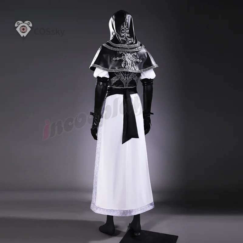 Costume da Undertaker, Anello Cosplay, Nuovo Elegante Mantello in Pelle, Guanti, Gonna, Accessori per Halloween, Uniforme per Uomo e Donna