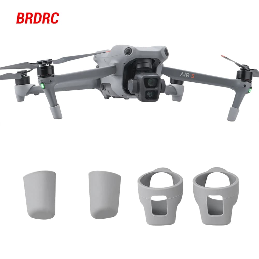 Landing Gear Protection Pad for DJI Air 3/Air 3S Foot Mat Silicone Case Increase Expansion Bracket Cover Drone Accessories