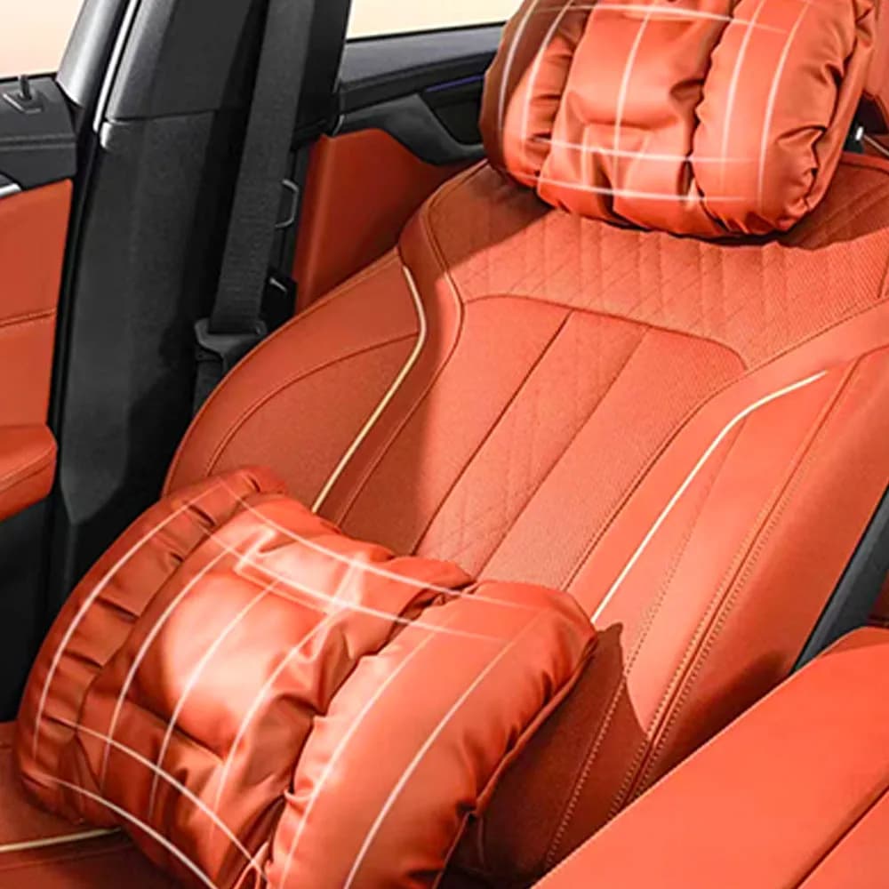 For BAIC JISHI Rox 01 Polestone 01 2023 2024 2025 2026 Soft Memory Foam Car Headrest & Lumbar Support Pillow